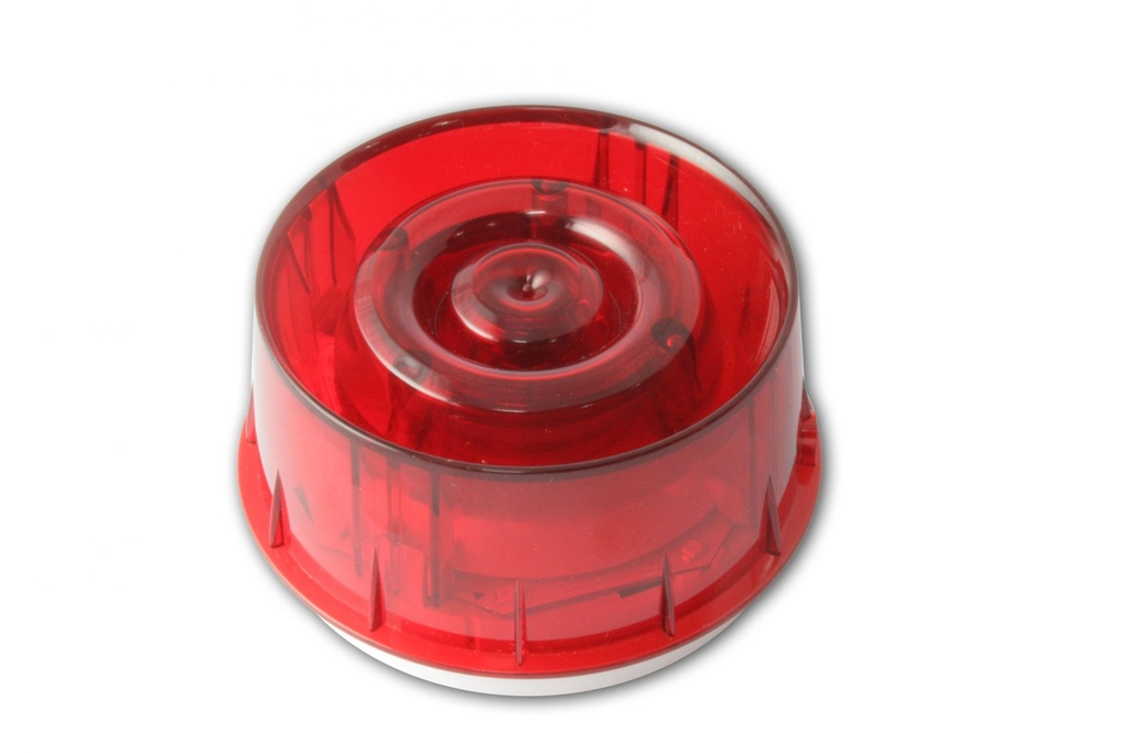 ADDRESSABLE SOUNDER STROBE RED LENS. RO (MI-WSS-PR-N)